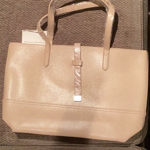 DONNA KARAN TOTE BAG CREAMY BEIGE NWT